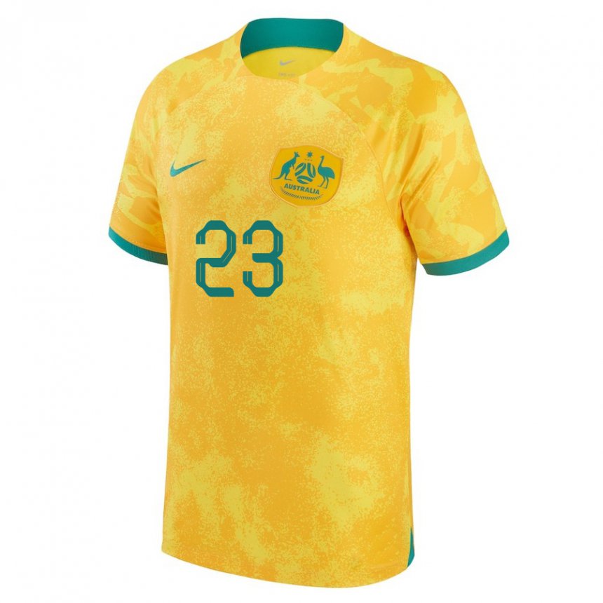 Criança Camisola Australiana Tom Rogic #23 Dourado Principal 22-24 Camisa