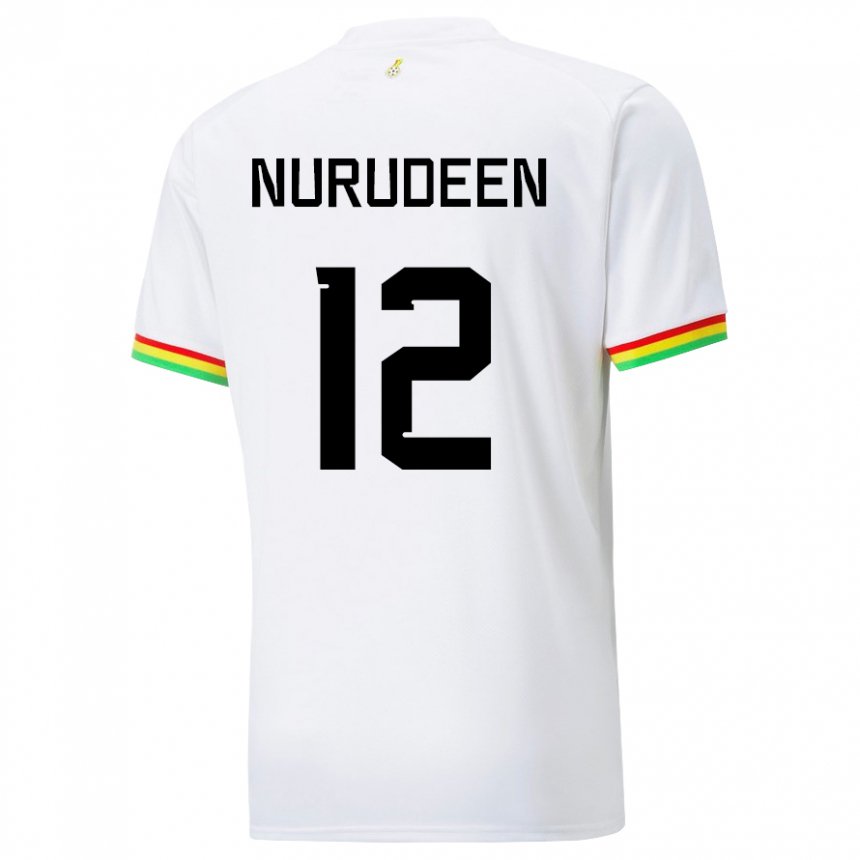 Criança Camisola Ganesa Abdul Nurudeen #12 Branco Principal 22-24 Camisa