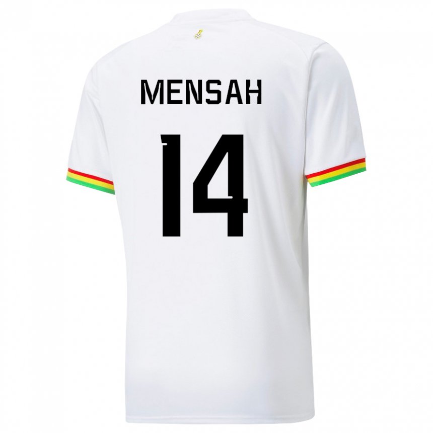 Criança Camisola Ganesa Gideon Mensah #14 Branco Principal 22-24 Camisa