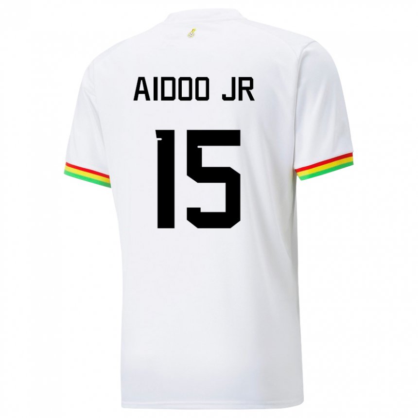 Criança Camisola Ganesa Joseph Aidoo #15 Branco Principal 22-24 Camisa