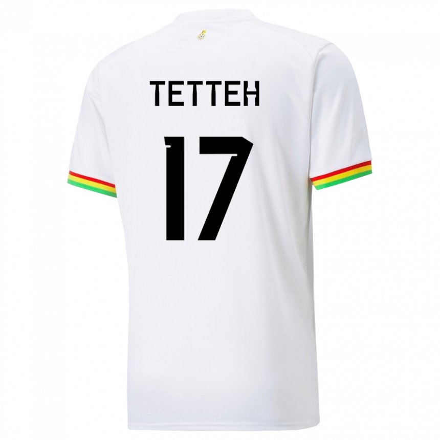 Criança Camisola Ganesa Benjamin Tetteh #17 Branco Principal 22-24 Camisa