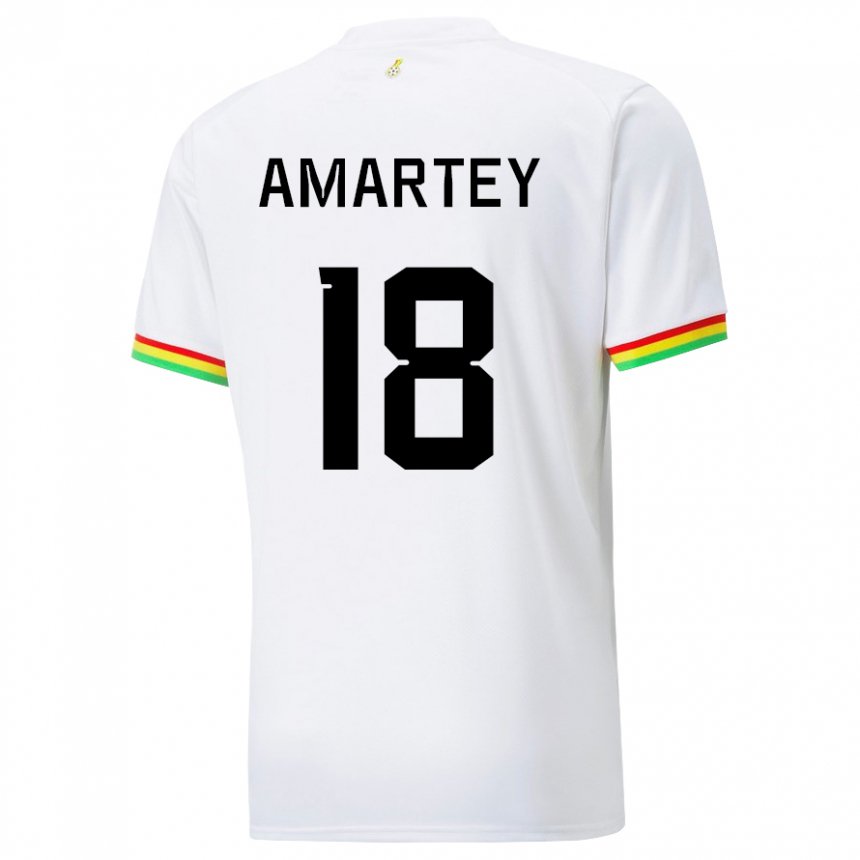 Criança Camisola Ganesa Daniel Amartey #18 Branco Principal 22-24 Camisa