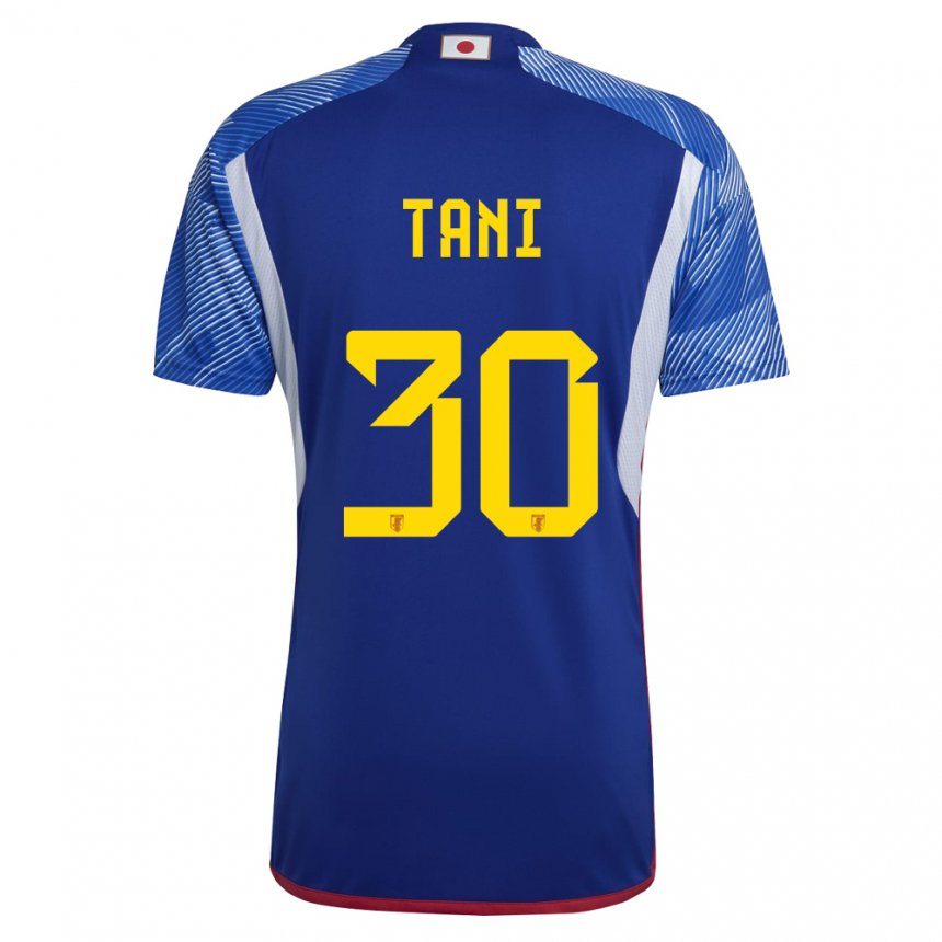 Criança Camisola Japonesa Kosei Tani #30 Azul Real Principal 22-24 Camisa