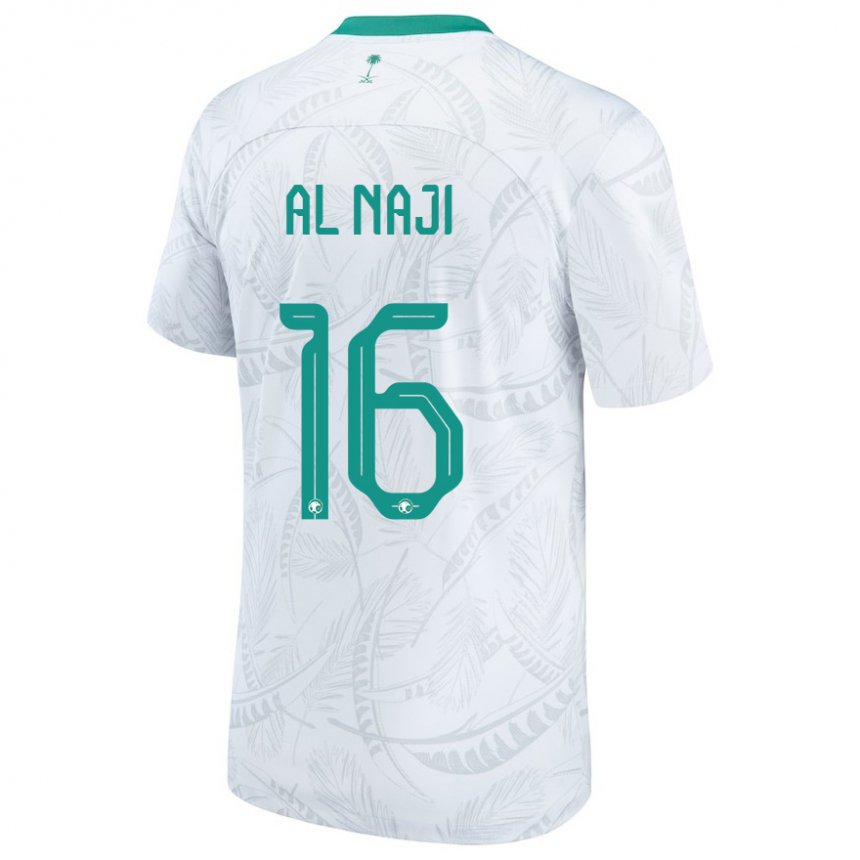 Criança Camisola Saudita Sami Al Naji #16 Branco Principal 22-24 Camisa