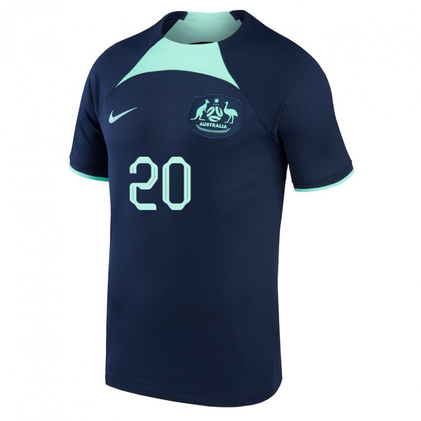 Criança Camisola Australiana Trent Sainsbury #20 Azul Escuro Alternativa 22-24 Camisa