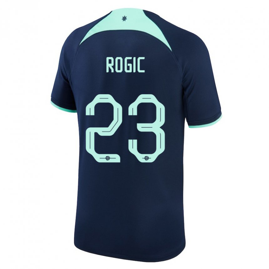 Criança Camisola Australiana Tom Rogic #23 Azul Escuro Alternativa 22-24 Camisa