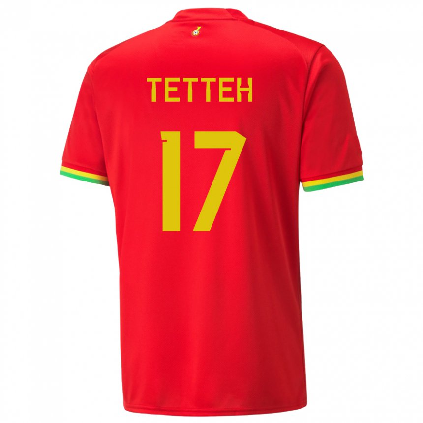 Criança Camisola Ganesa Benjamin Tetteh #17 Vermelho Alternativa 22-24 Camisa