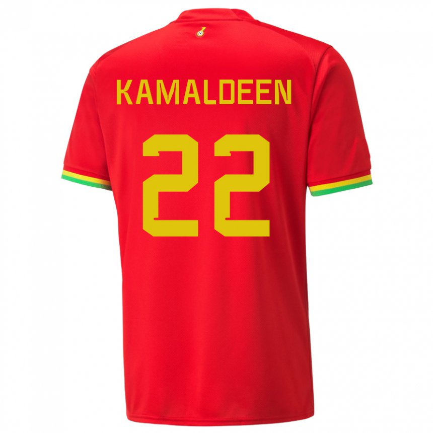 Criança Camisola Ganesa Kamaldeen Sulemana #22 Vermelho Alternativa 22-24 Camisa