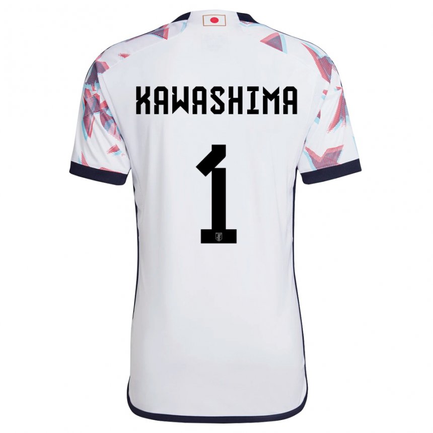 Criança Camisola Japonesa Eiji Kawashima #1 Branco Alternativa 22-24 Camisa