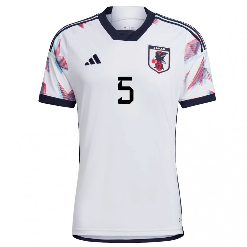 Criança Camisola Japonesa Yuto Nagatomo #5 Branco Alternativa 22-24 Camisa