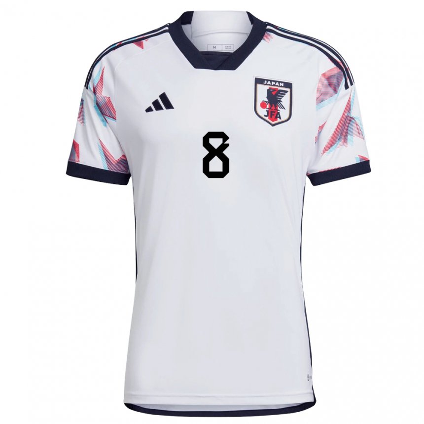 Criança Camisola Japonesa Genki Haraguchi #8 Branco Alternativa 22-24 Camisa