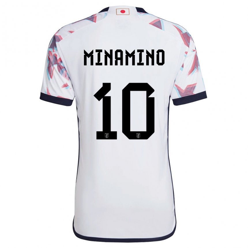 Criança Camisola Japonesa Takumi Minamino #10 Branco Alternativa 22-24 Camisa