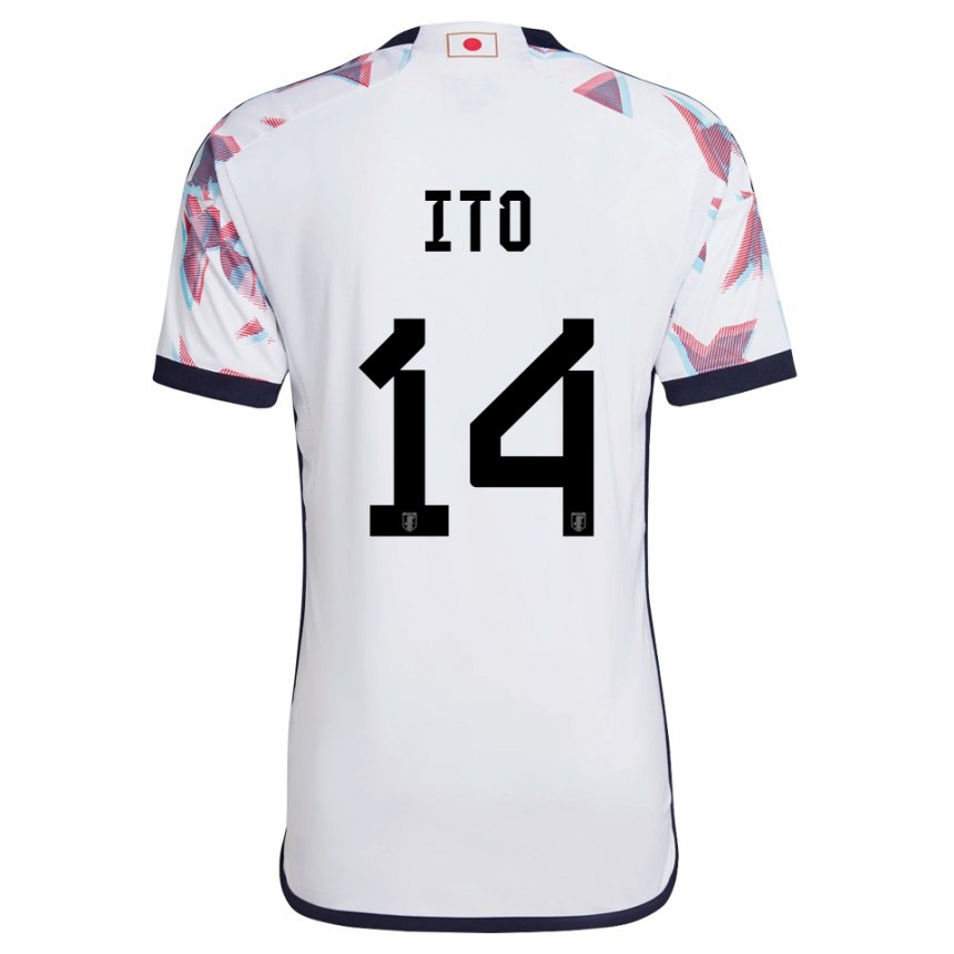 Criança Camisola Japonesa Junya Ito #14 Branco Alternativa 22-24 Camisa