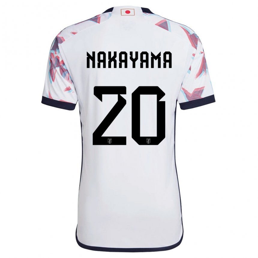 Criança Camisola Japonesa Yuta Nakayama #20 Branco Alternativa 22-24 Camisa