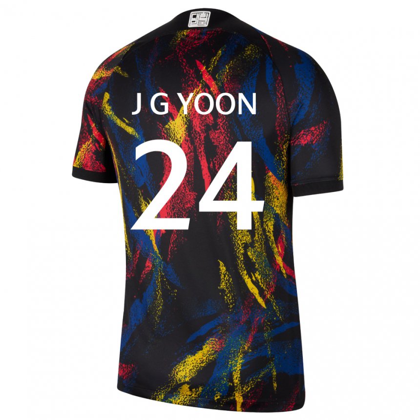 Criança Camisola Sul‑coreana Jong-gyu Yoon #24 Multicolorido Alternativa 22-24 Camisa