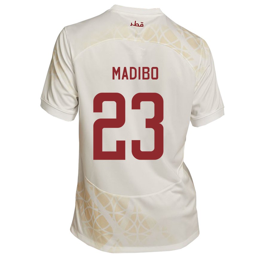 Criança Camisola Catari Assim Madibo #23 Bege Dourado Alternativa 22-24 Camisa