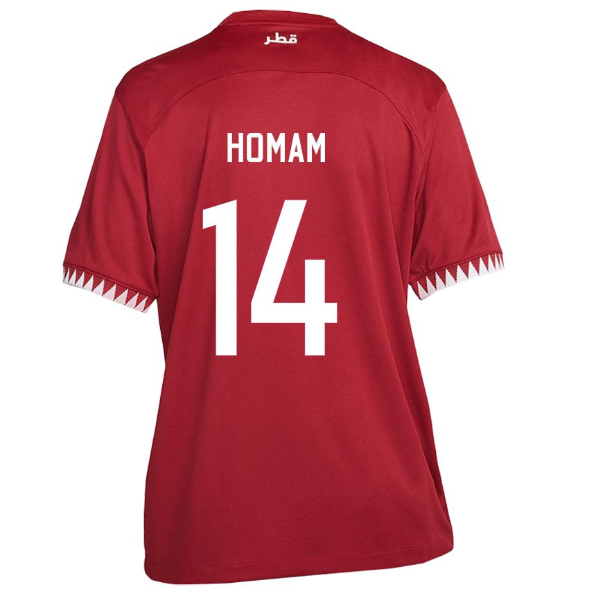 Homem Camisola Catari Homam Ahmed #14 Castanho Principal 22-24 Camisa