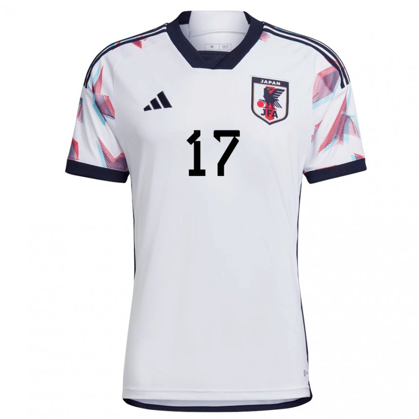 Homem Camisola Japonesa Ao Tanaka #17 Branco Alternativa 22-24 Camisa