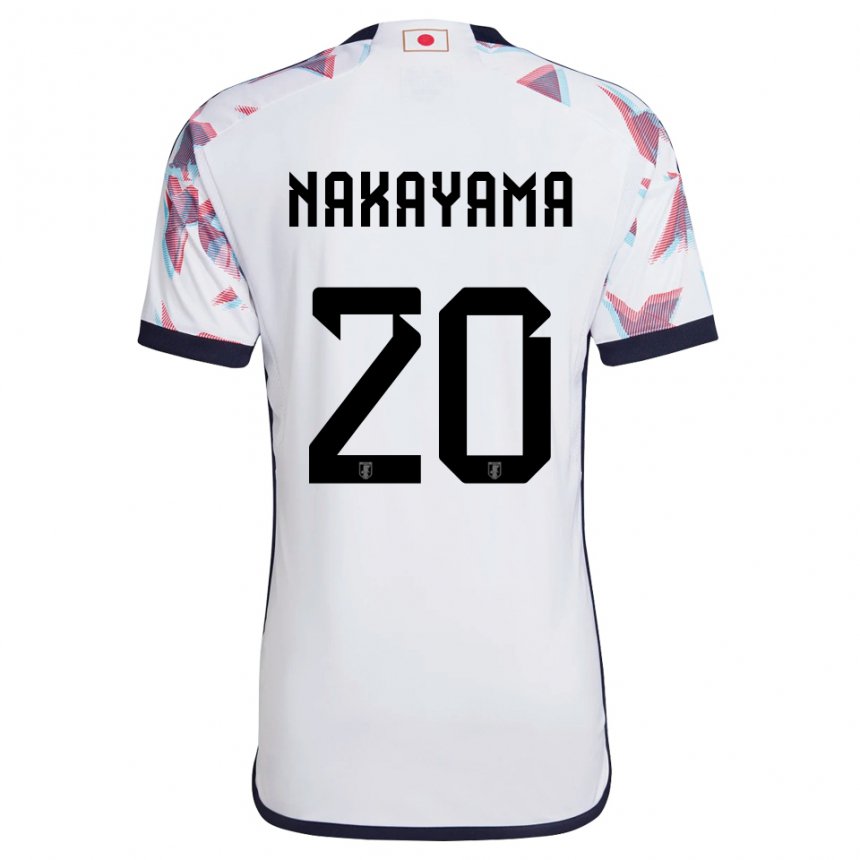 Homem Camisola Japonesa Yuta Nakayama #20 Branco Alternativa 22-24 Camisa