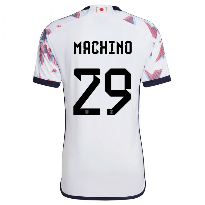 Homem Camisola Japonesa Shuto Machino #29 Branco Alternativa 22-24 Camisa