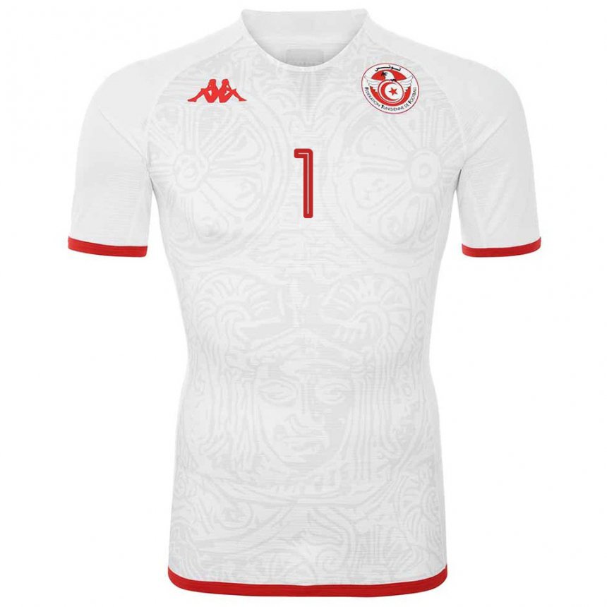 Homem Camisola Tunisiana Mohamed Sedki Debchi #1 Branco Alternativa 22-24 Camisa