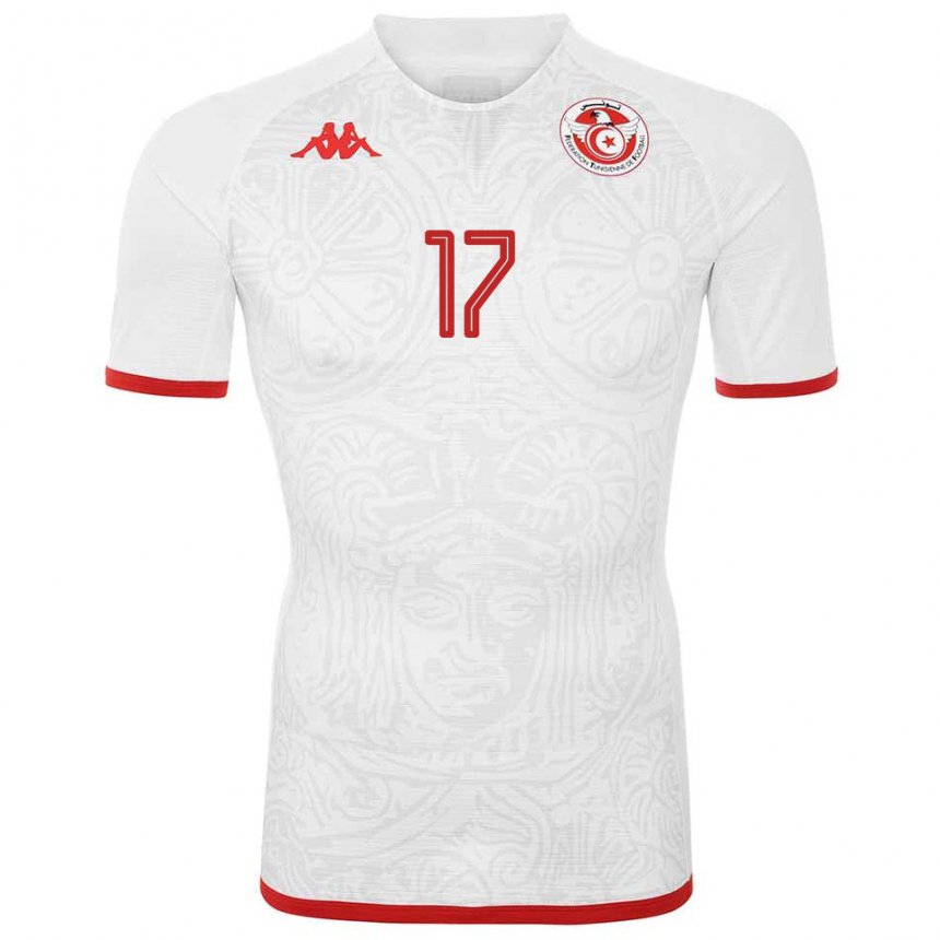 Homem Camisola Tunisiana Ellyes Skhiri #17 Branco Alternativa 22-24 Camisa