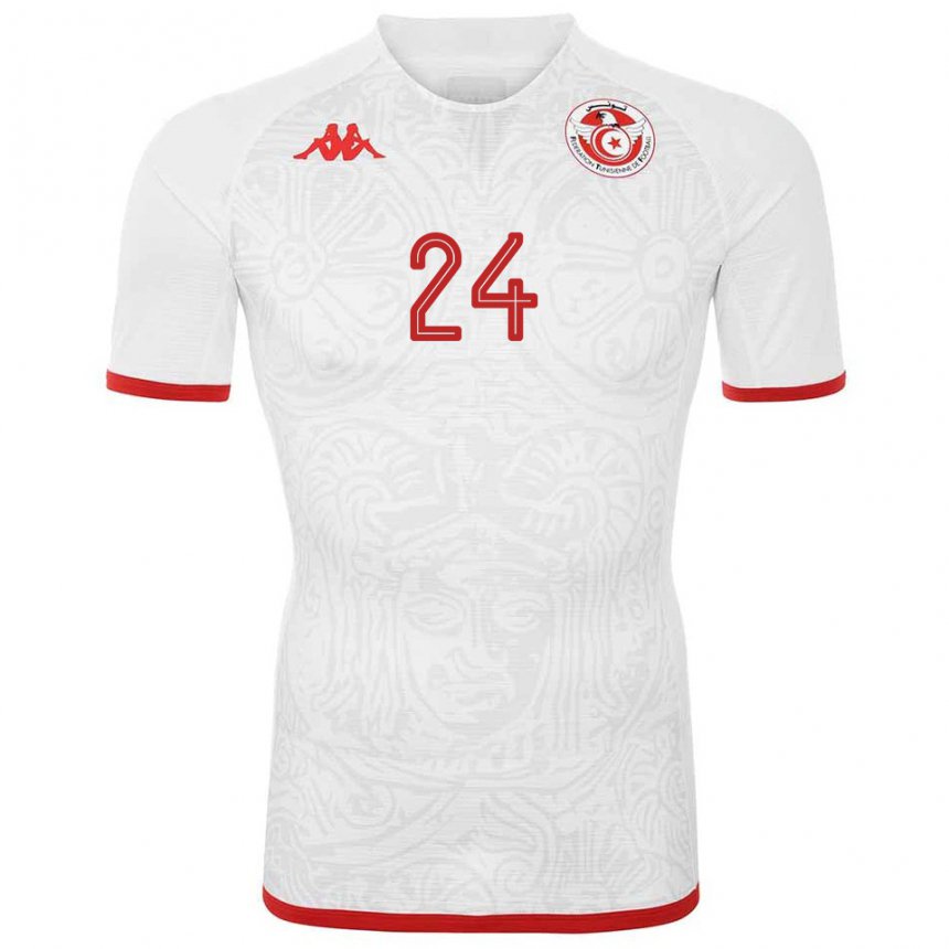 Homem Camisola Tunisiana Rami Kaib #24 Branco Alternativa 22-24 Camisa