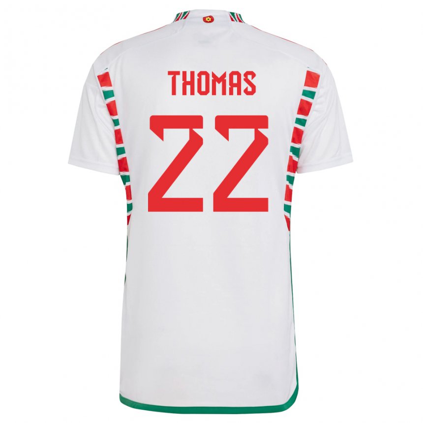 Homem Camisola Galesa Sorba Thomas #22 Branco Alternativa 22-24 Camisa