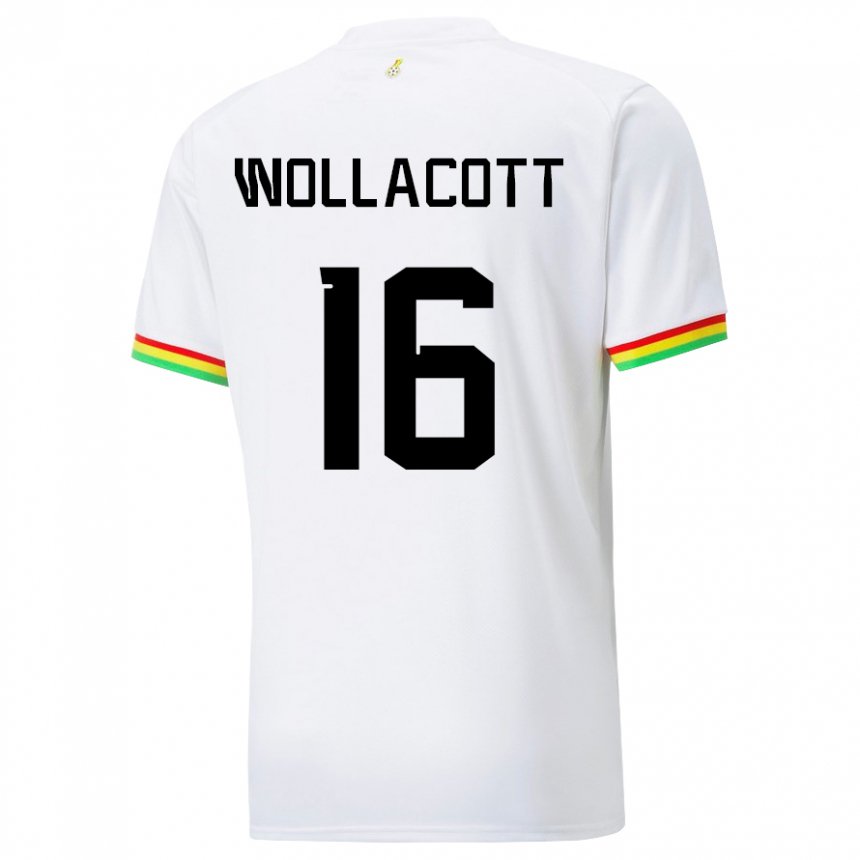 Mulher Camisola Ganesa Joe Wollacott #16 Branco Principal 22-24 Camisa