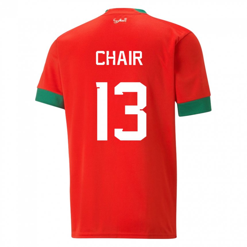 Mulher Camisola Marroquina Iliass Chair #13 Vermelho Principal 22-24 Camisa