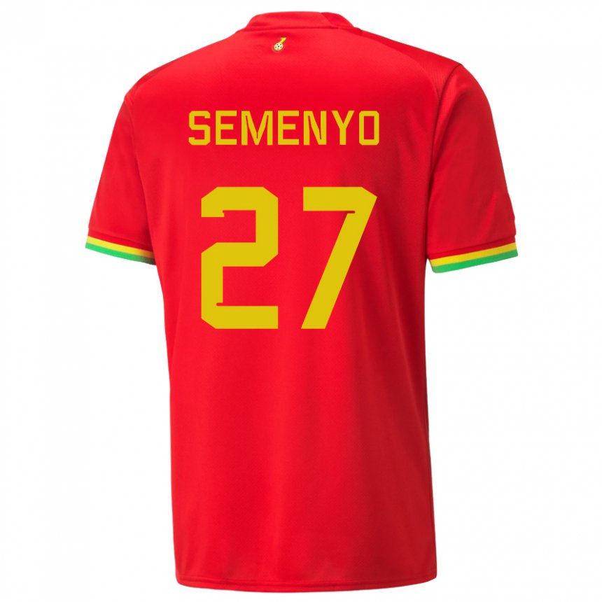 Mulher Camisola Ganesa Antoine Semenyo #27 Vermelho Alternativa 22-24 Camisa