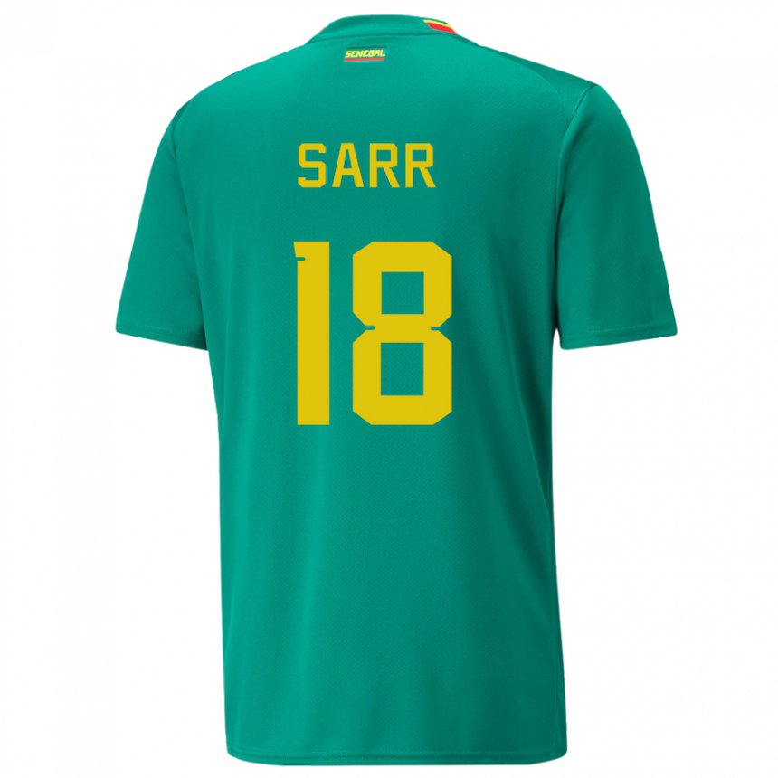 Mulher Camisola Senegalesa Ismaila Sarr #18 Verde Alternativa 22-24 Camisa