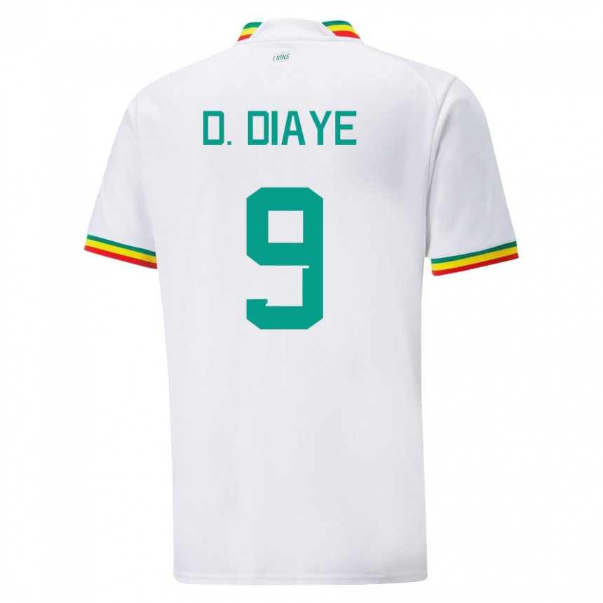 Criança Camisola Senegalesa Dialy N Diaye #9 Branco Principal 22-24 Camisa