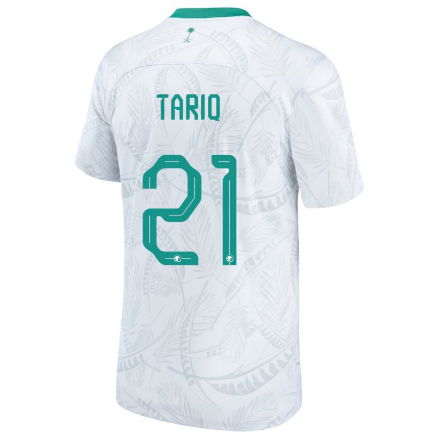 Criança Camisola Saudita Juri Tariq #21 Branco Principal 22-24 Camisa