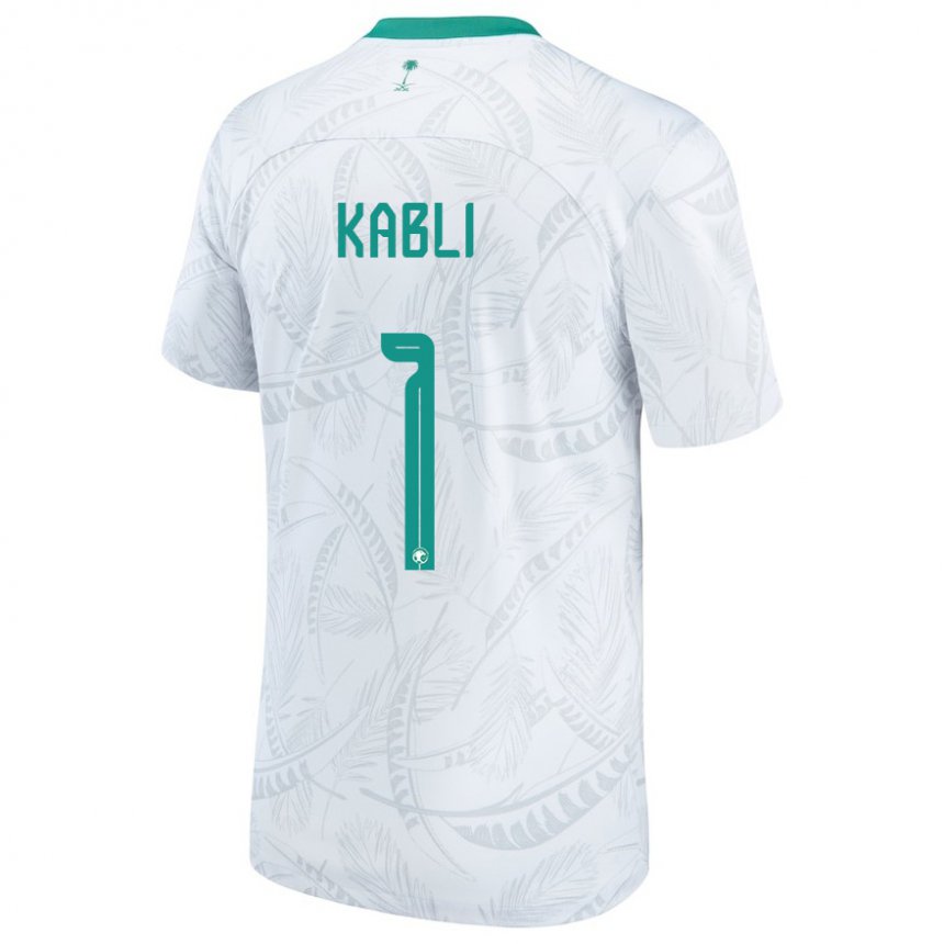 Criança Camisola Saudita Bader Kabli #1 Branco Principal 22-24 Camisa