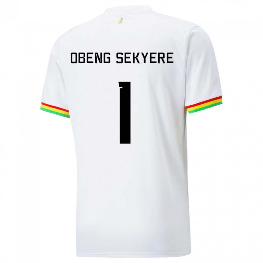 Criança Camisola Ganesa Gregory Obeng Sekyere #1 Branco Principal 22-24 Camisa