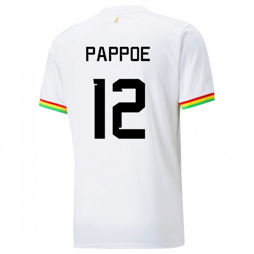 Criança Camisola Ganesa Isaac Pappoe #12 Branco Principal 22-24 Camisa