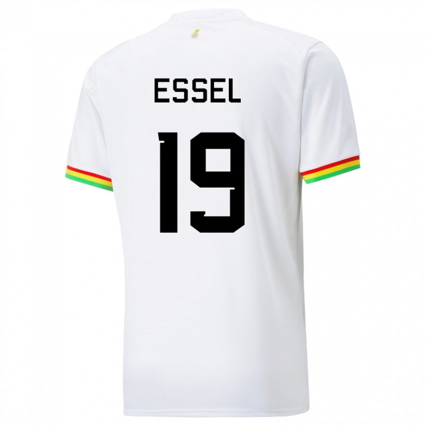 Criança Camisola Ganesa Aaron Essel #19 Branco Principal 22-24 Camisa