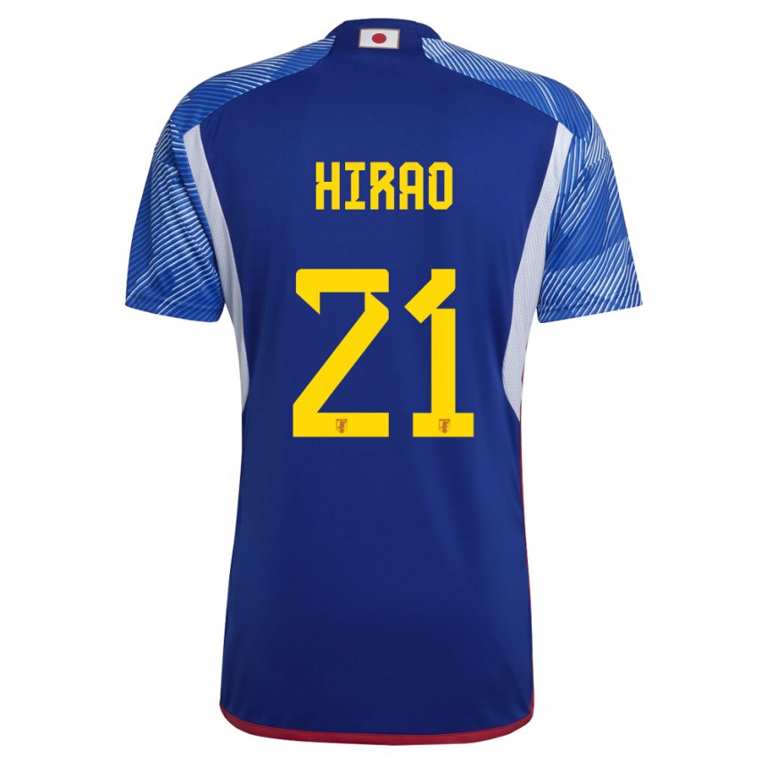 Criança Camisola Japonesa Chika Hirao #21 Azul Real Principal 22-24 Camisa