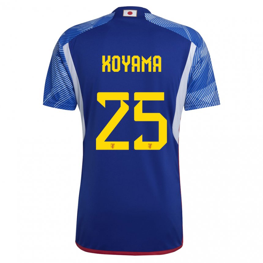 Criança Camisola Japonesa Shinomi Koyama #25 Azul Real Principal 22-24 Camisa