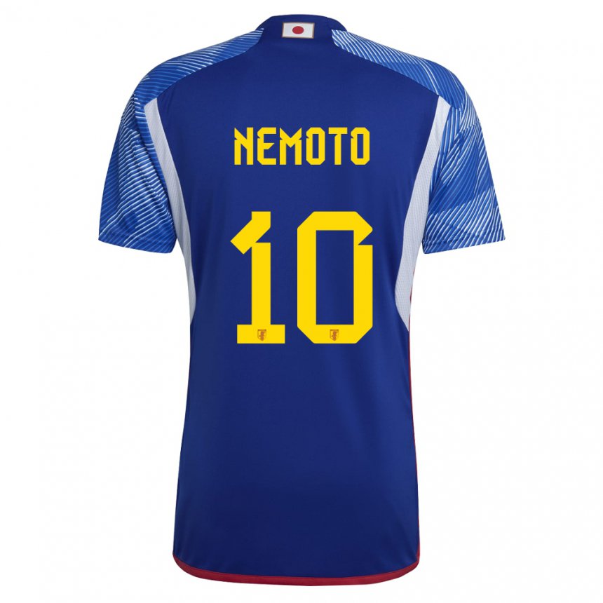 Criança Camisola Japonesa Kotaro Nemoto #10 Azul Real Principal 22-24 Camisa