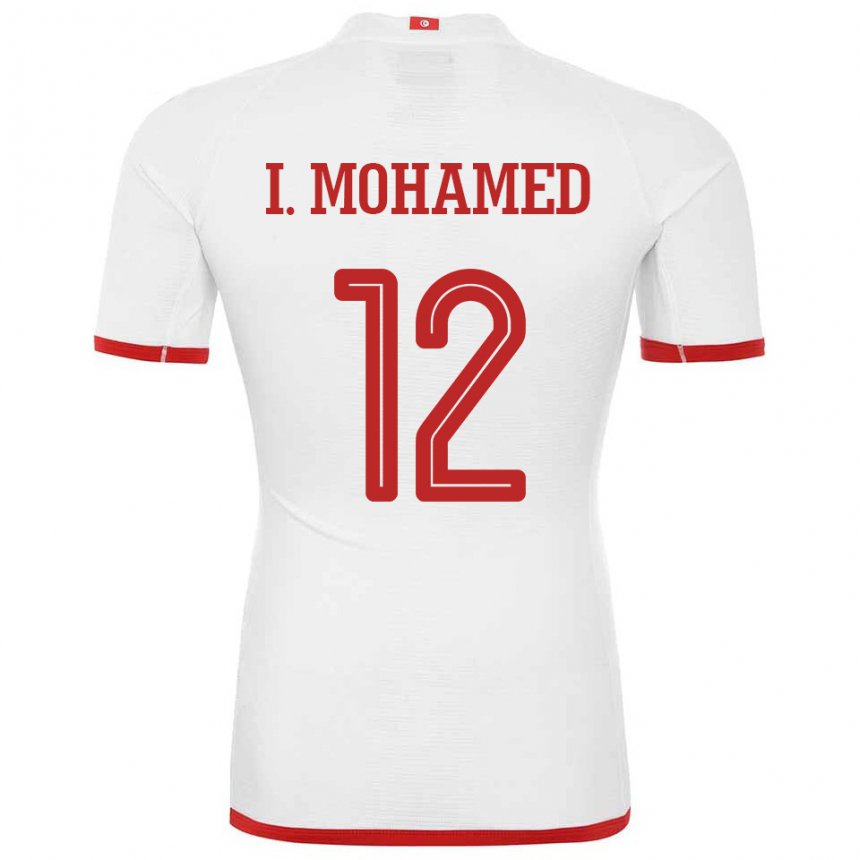 Criança Camisola Tunisiana Ibtissem Ben Mohamed #12 Branco Alternativa 22-24 Camisa
