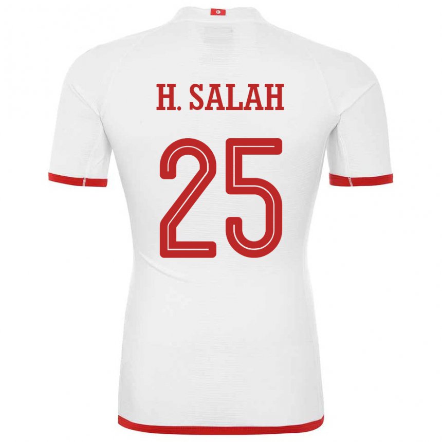 Criança Camisola Tunisiana Heni Ben Salah #25 Branco Alternativa 22-24 Camisa