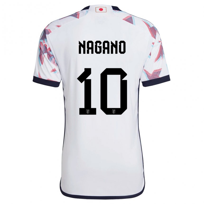 Criança Camisola Japonesa Fuka Nagano #10 Branco Alternativa 22-24 Camisa