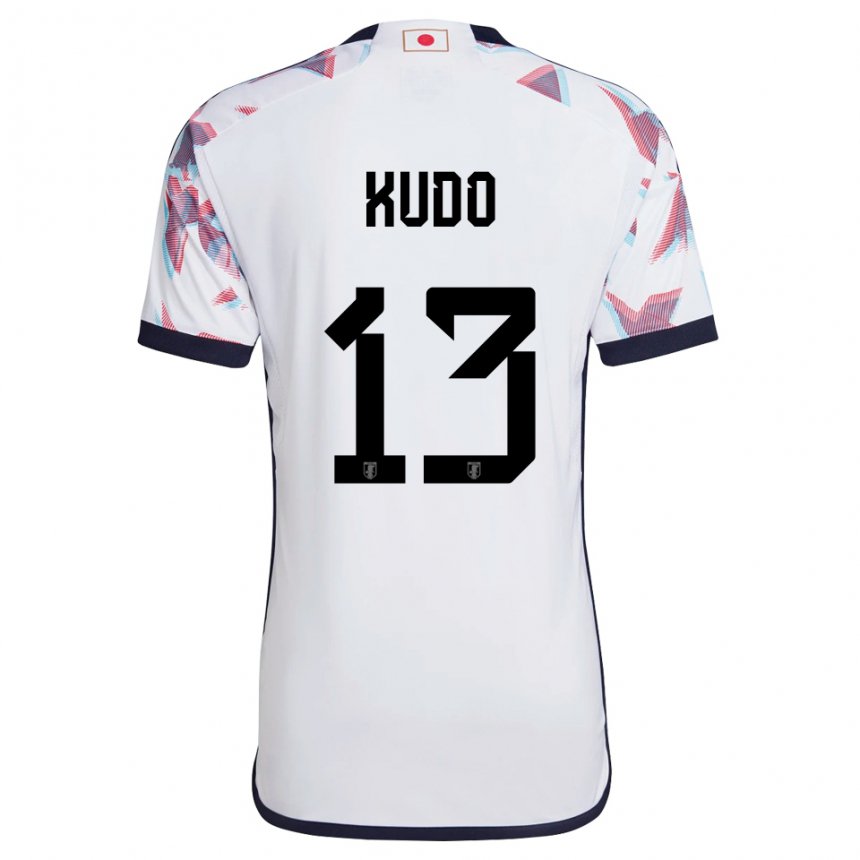 Criança Camisola Japonesa Kota Kudo #13 Branco Alternativa 22-24 Camisa