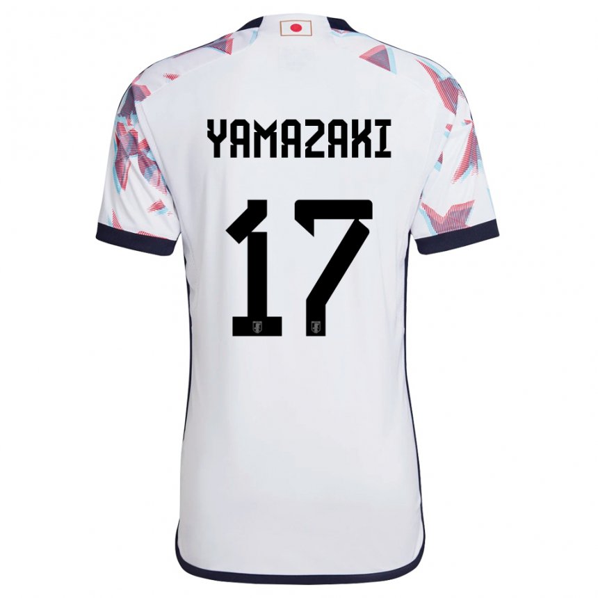 Criança Camisola Japonesa Taishin Yamazaki #17 Branco Alternativa 22-24 Camisa