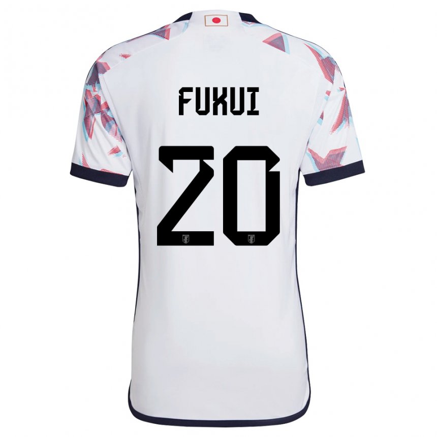 Criança Camisola Japonesa Taichi Fukui #20 Branco Alternativa 22-24 Camisa