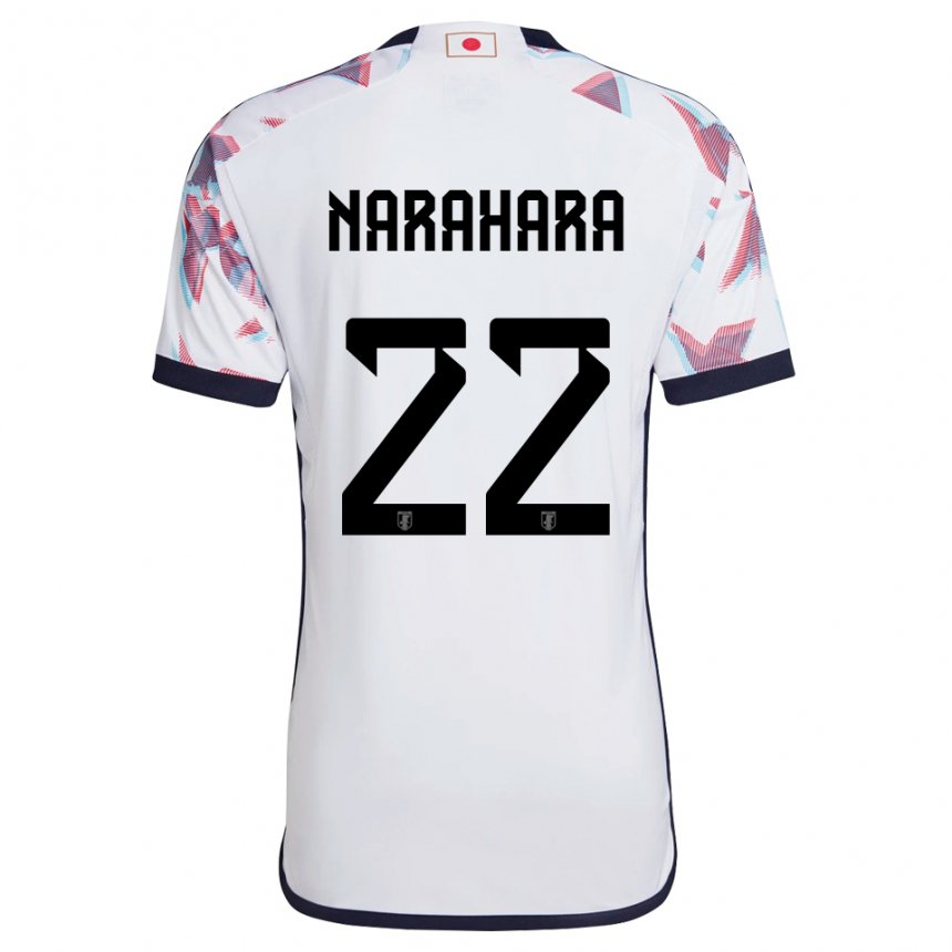 Criança Camisola Japonesa Yoshiki Narahara #22 Branco Alternativa 22-24 Camisa