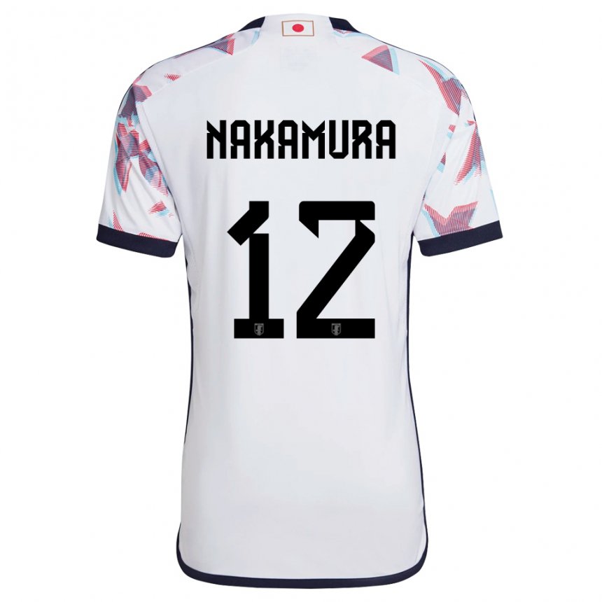 Criança Camisola Japonesa Keisuke Nakamura #12 Branco Alternativa 22-24 Camisa