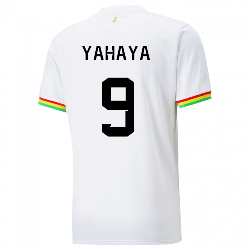 Homem Camisola Ganesa Mohammed Yahaya #9 Branco Principal 22-24 Camisa